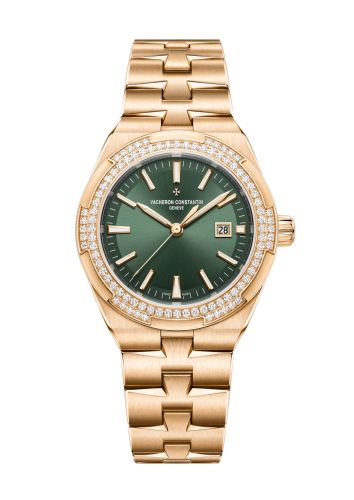 Vacheron Constantin Overseas Automatic 35 Pink Gold - Diamond Green Bracelet