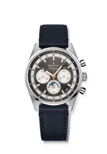 Zenith Chronomaster Original Triple Calendar Stainless Steel Grey