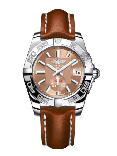 Breitling Galactic 36 Automatic Stainless Steel Copperhead Bronze Calf
