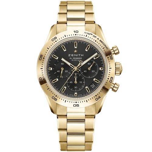 Zenith Chronomaster Sport Yoshida Yellow Gold Black Bracelet