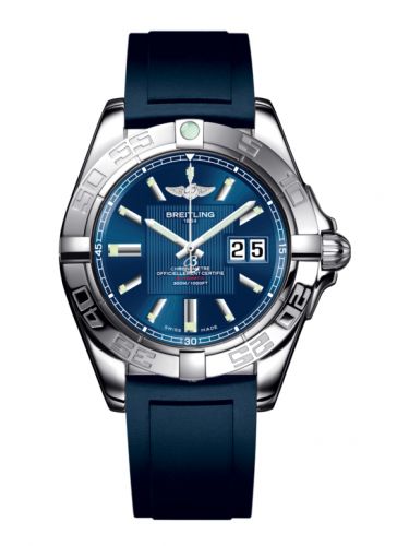 Breitling Galactic 41 Stainless Steel Metallica Blue Rubber
