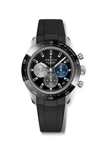 Zenith Chronomaster Sport Stainless Steel Black Rubber