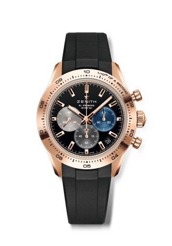 Zenith Chronomaster Sport Rose Gold Black Rubber
