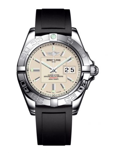 Breitling Galactic 41 Stainless Steel Sierra Silver Rubber