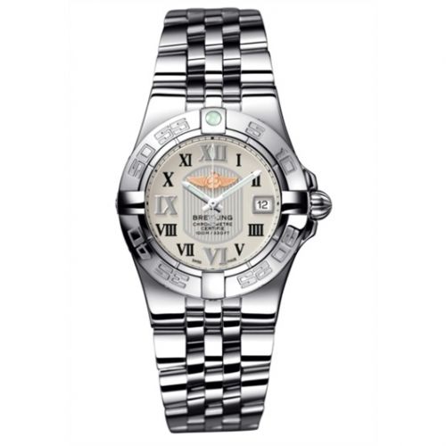 Breitling Galactic 30 Silver Roman Bracelet