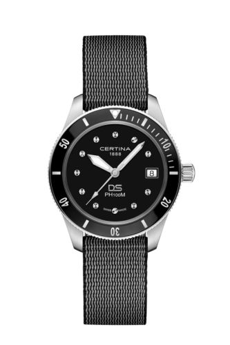 Certina DS PH100M Lady Stainless Steel Black NATO