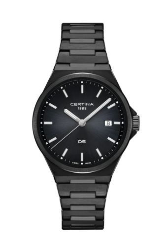 Certina DS-7 Quartz PVD Black Bracelet