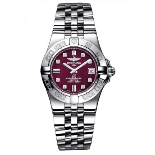 Breitling Galactic 30 Red Diamond Bracelet