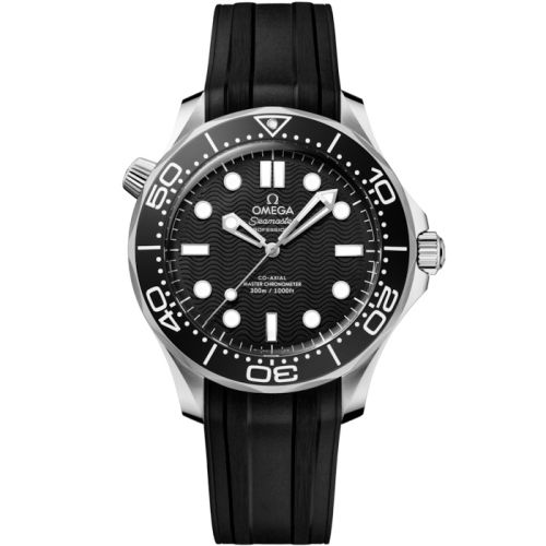 Omega Seamaster Diver 300M No-Date Master Co-Axial 42 Stainless Steel Black Rubber