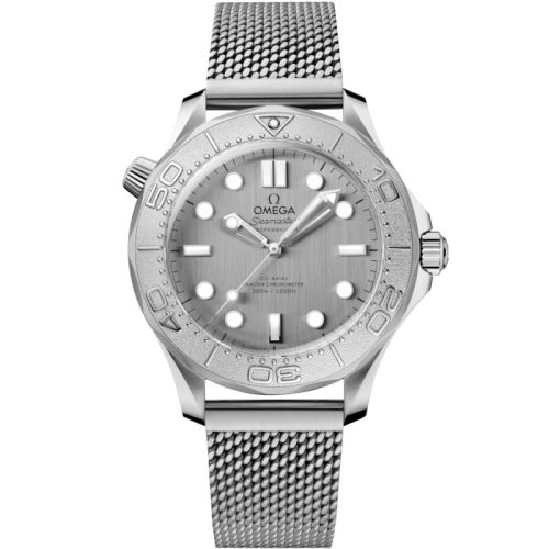 Omega Seamaster Diver 300M No-Date Master Co-Axial 42 Stainless Steel - Titanium Grey Bracelet