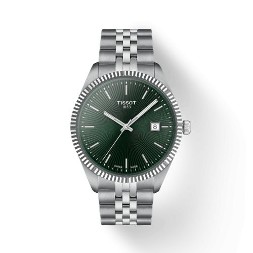 Tissot Ballade 40 Stainless Steel Green Bracelet