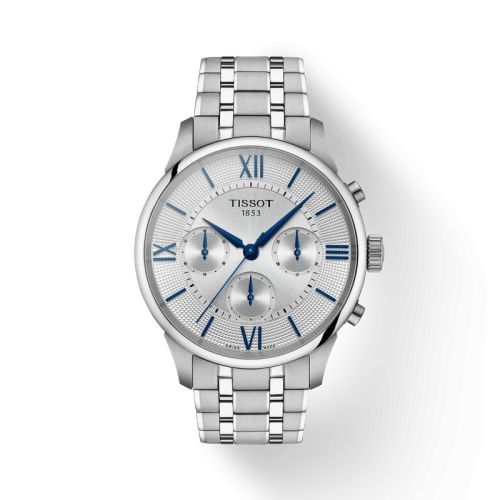 Tissot Chemin Des Tourelles Chronograph Automatic Stainless Steel Silver Bracelet