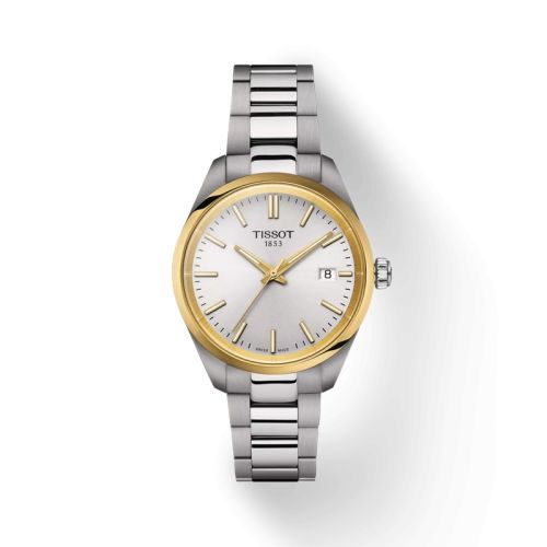 Tissot PR 100 34 Stainless Steel - Yellow Gold Silver
