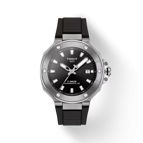Tissot T-Race Powermatic 80 Stainless Steel Black Rubber