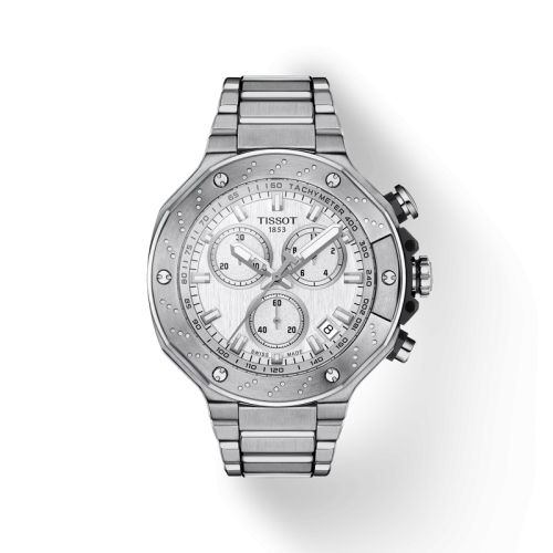 Tissot T-Race Chronograph Stainless Steel Silver Bracelet