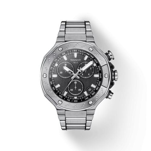 Tissot T-Race Chronograph Stainless Steel Black Bracelet