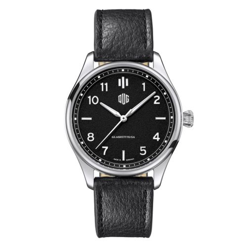 Deutsche Uhrenmanufaktur Glashütte Purist Typ 2 Stainless Steel Black