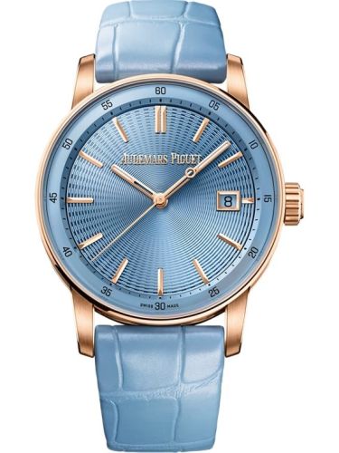 Audemars Piguet CODE 11.59 Automatic 38 Pink Gold Light Blue
