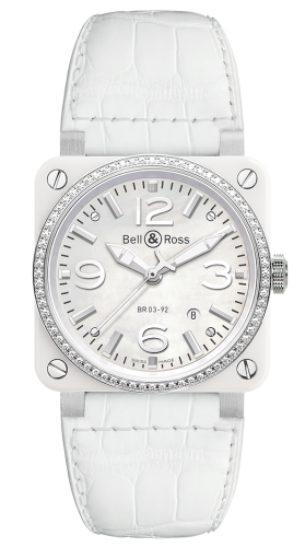 Bell & Ross BR 03 92 White Ceramic Diamond