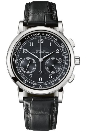 A. Lange & Söhne 1815 Chronograph White Gold Black Pulsometer