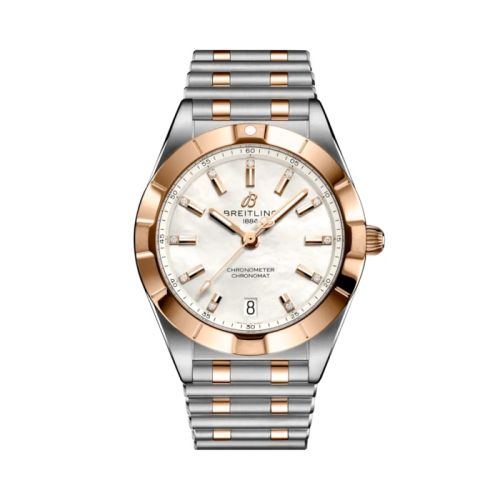 Breitling Chronomat 32 Stainless Steel - Red Gold MOP Rouleaux