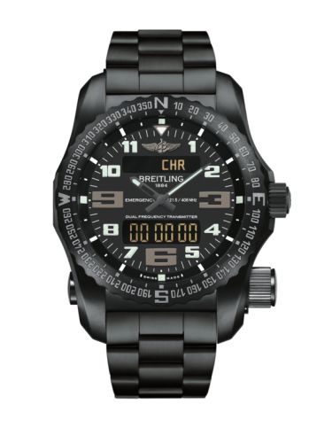 Breitling Emergency II Night Mission Black Bracelet