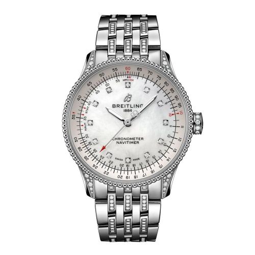 Breitling Navitimer 1 35 Automatic Stainless Steel - Diamond MOP Bracelet