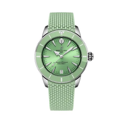 Breitling Superocean Heritage B31 Automatic 36 Stainless Steel Green Rubber
