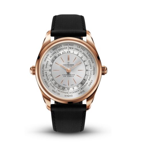 Carl F. Bucherer Heritage Worldtimer Rose Gold Silver