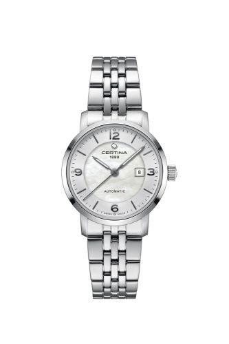 Certina DS Caimano Lady Automatic 29 Stainless Steel MOP Bracelet