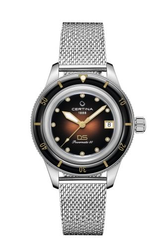 Certina DS PH200M 39 Stainless Steel Brown Gradient Mesh