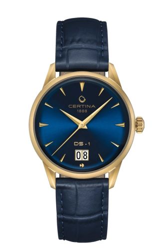 Certina DS-1 Big Date Powermatic 80 Rose Gold Blue