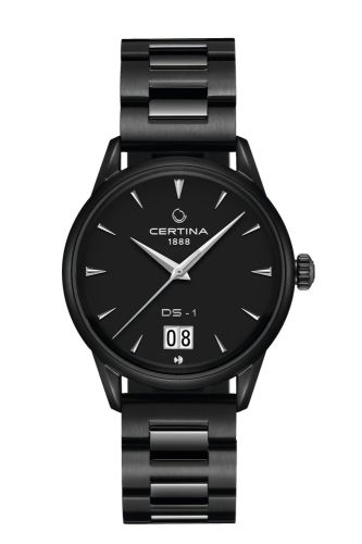 Certina DS-1 Big Date Powermatic 80 PVD Black Bracelet