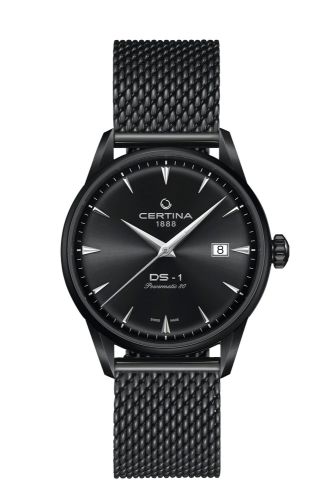 Certina DS-1 Powermatic 80 40 PVD Black Mesh