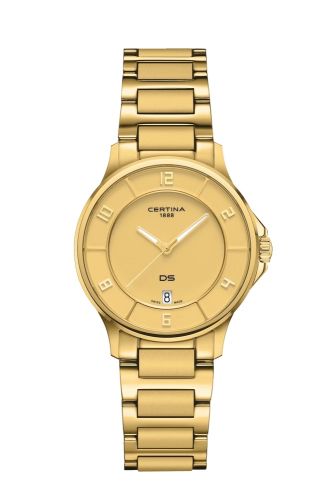 Certina DS-6 Lady Yellow Gold Champagne Bracelet