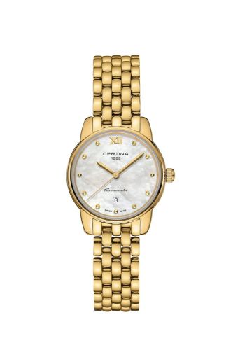 Certina DS-8 Lady Yellow Gold MOP Bracelet