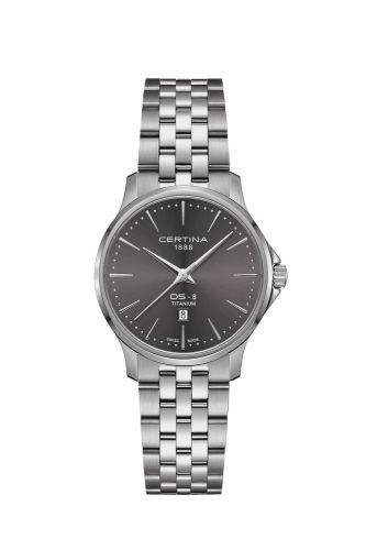 Certina DS-8 Lady Quartz Titanium Grey Bracelet