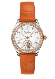 Glashütte Original Lady Serenade Luna Stainless Steel - Red Gold - Diamond MOP