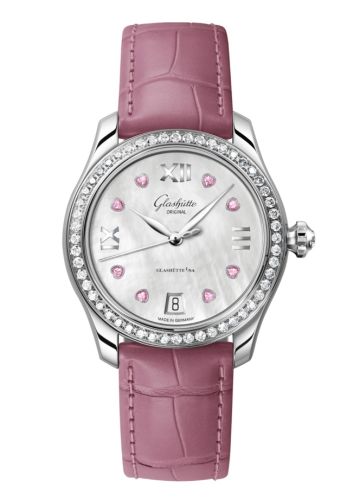 Glashütte Original Lady Serenade Stainless Steel Diamond Valentine's Day - Folding