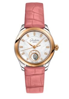 Glashütte Original Lady Serenade Luna Stainless Steel - Red Gold MOP