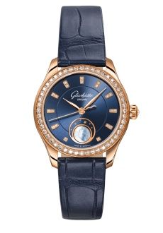 Glashütte Original Lady Serenade Luna Red Gold - Diamond Blue
