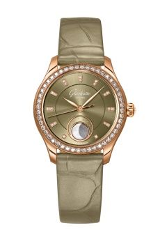 Glashütte Original Lady Serenade Luna Red Gold - Diamond Green