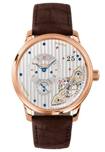 Glashütte Original PanoMaticInverse Red Gold Silver Nubuck - Folding