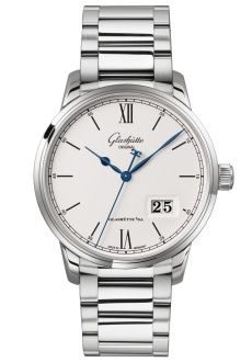 Glashütte Original Senator Excellence Panorama Date Stainless Steel Silver Bracelet