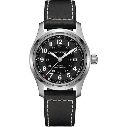 Hamilton Khaki Field Auto 42 Stainless Steel Black