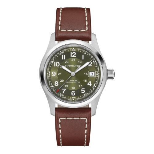 Hamilton Khaki Field Auto 38 Stainless Steel Green