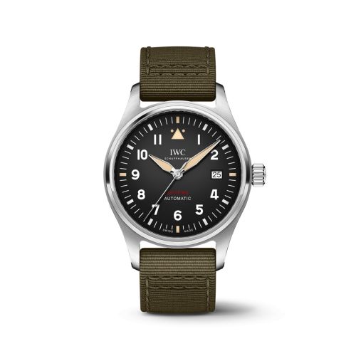 IWC Pilot's Watch Automatic Spitfire Stainless Steel Black