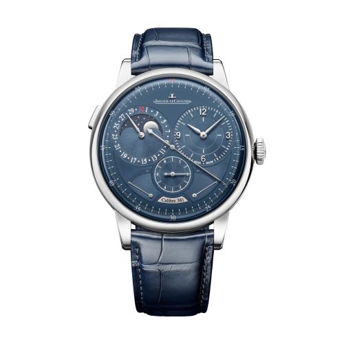 Jaeger-LeCoultre Duomètre Quantième Lunaire Stainless Steel Blue