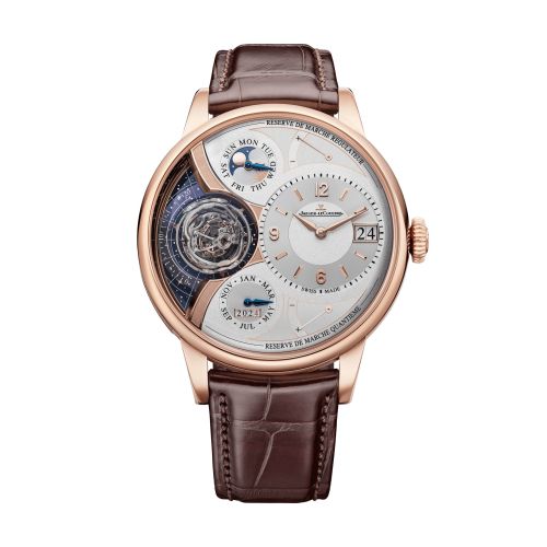 Jaeger-LeCoultre Duomètre Heliotourbillon Perpetual Pink Gold Silver