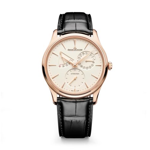 Jaeger-LeCoultre Master Ultra Thin Réserve de Marche Pink Gold Eggshell Alligator
